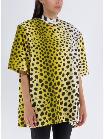 T-SHIRT CHEETAH PRINTED JERSEY, 499, small