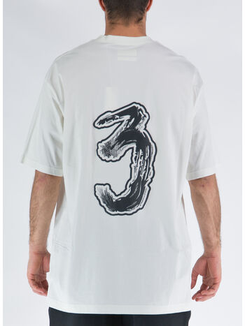 T-SHIRT LOGO GFX TEE, OWHITE, small