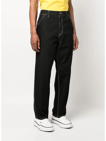 PANTALONE SIMPLE, 8960 BLACK HEAVY STONE WASH, small