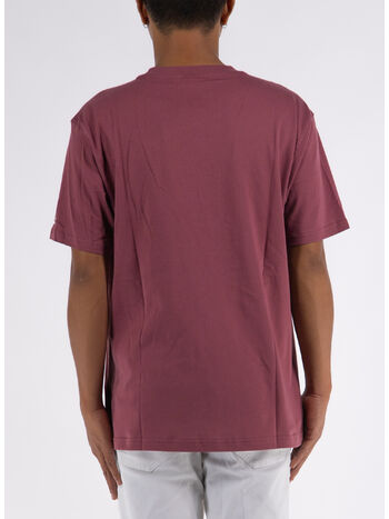 T-SHIRT ESSENTIAL VARSITY, 615 WASHED BURGUNDY, small