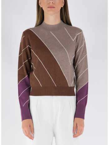 PULLOVER STELLA BY STELLA CHALK STRIPES, 8491 MULTICOLOR, small