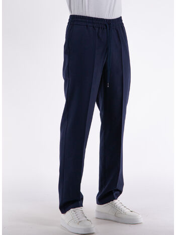 PANTALONE DROIT, NY NAVY, small