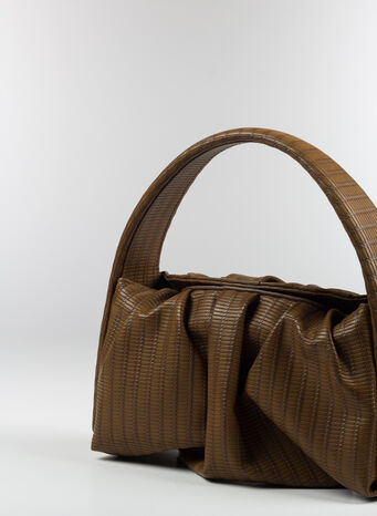 BORSA HERA BRAID, BROWN, small