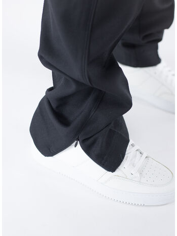 PANTALONE SPLIT PANT FIXED WAISTBAND, 01 BLACK, small