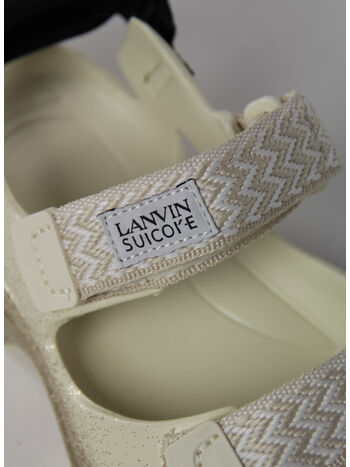 SCARPA CURB LANVIN x SUICOKE, M107 GOLD/LIGHT BEIGE, small