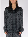 CAMICIA CUBAN COLLAR, 12 HEART MONOGRAMME BLACK, thumb