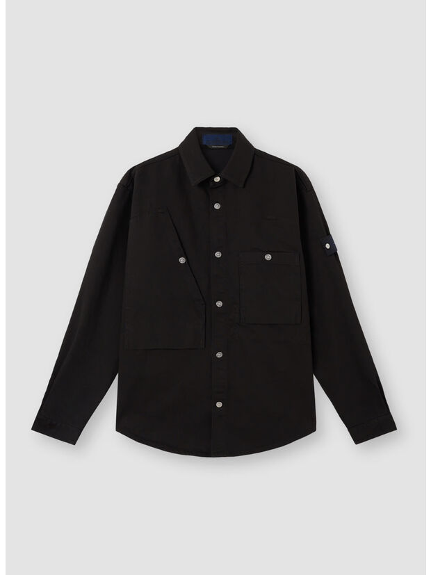 CAMICIA BULL DENIM-TC, V0029 BLACK, large