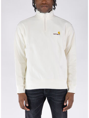 FELPA HALF ZIP AMERICAN SCRIPT, D6XX, small