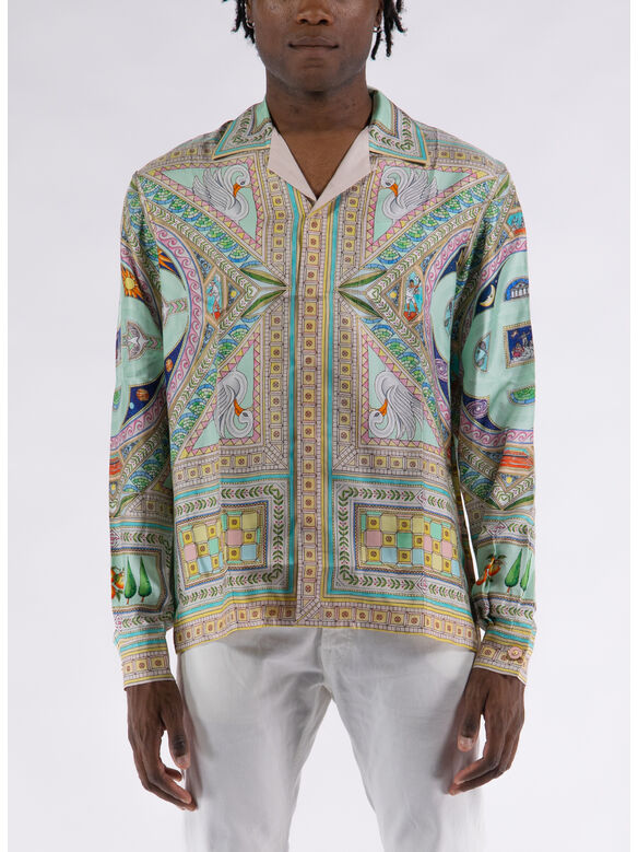 CAMICIA CUBAN COLLAR, 03 LE LABYRINTHE, medium