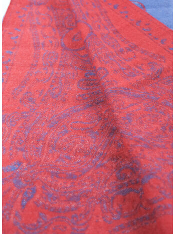 PLAID PAISLEY CON FRANGE, 200 BLU, small