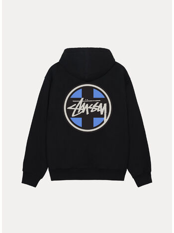 FELPA HOODIE CROSS DOT, 0001 BLACK, small