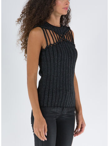 MAGLIA X BRAID REFLECTIVE, BLACK, small