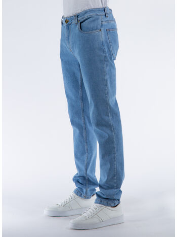 JEANS LOGO, 201 BLU, small