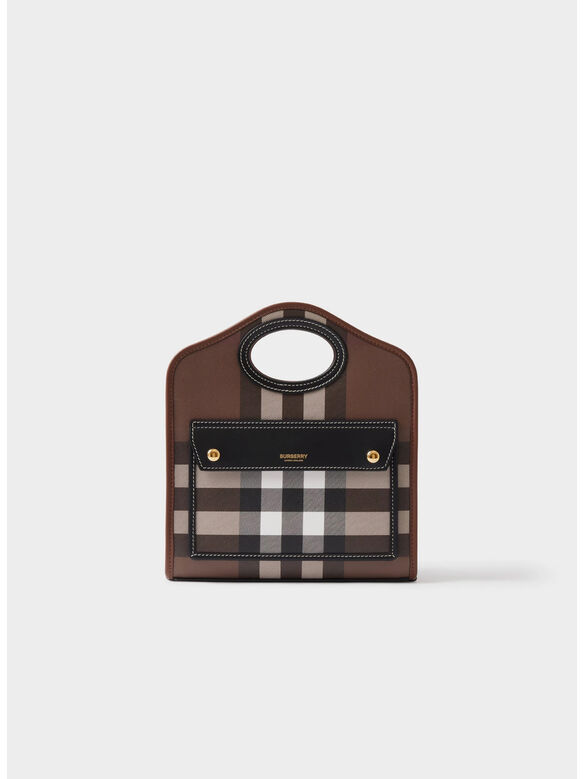 BORSA POCKET MINI, DARK BIRCH BROWN, medium