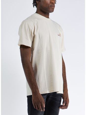 T-SHIRT S/S AMERICAN SCRIPT, 05XX NATURAL, small