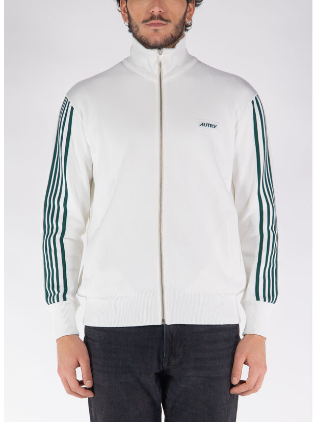 FELPA FULL ZIP CON LOGO, , large