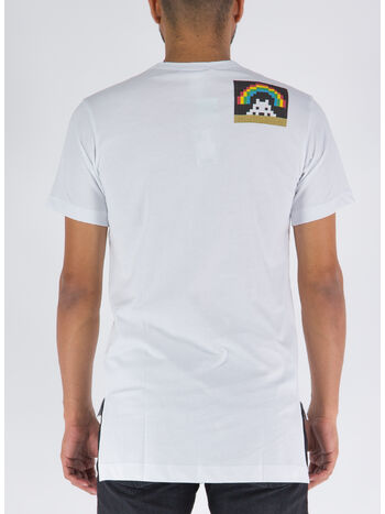 T-SHIRT IN MAGLIA DI COTONE, 2 WHITE, small