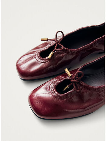 BALLERINA ROSALIND, BURGUNDY, small