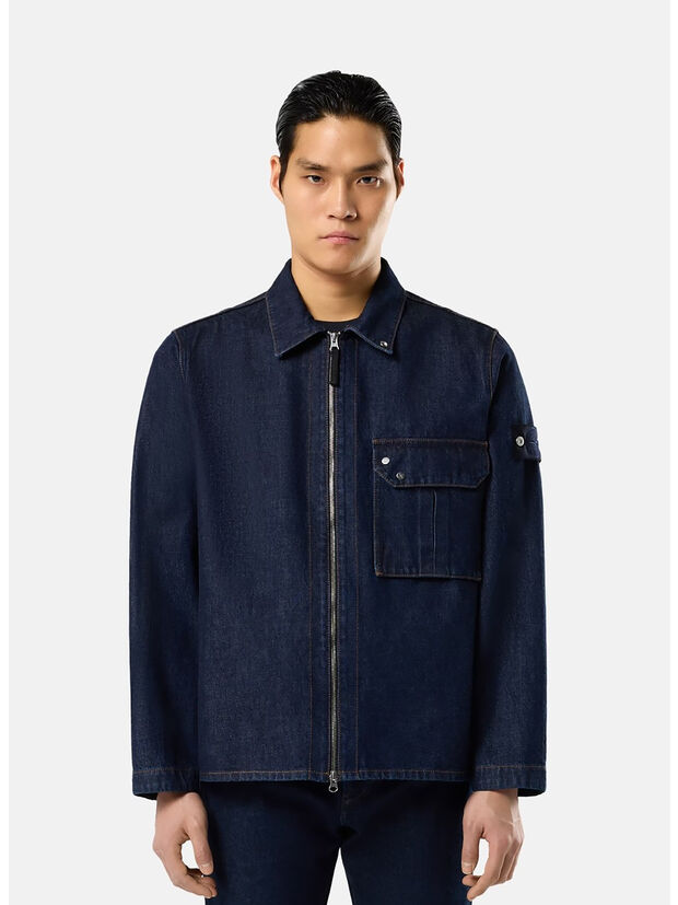 CAMICIA LIGHT BULL DENIM, VJ201 BLUE RINSE, large