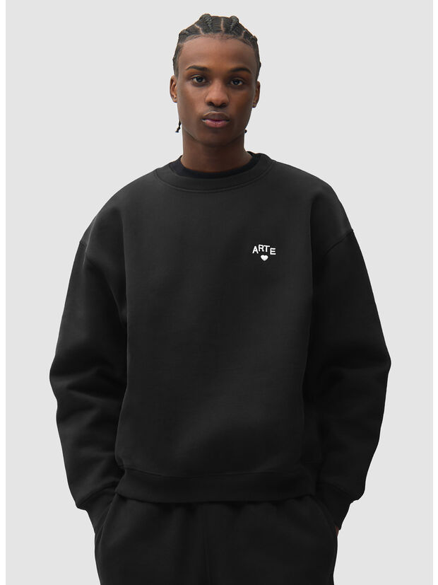 FELPA HEART, 1 BLACK, large