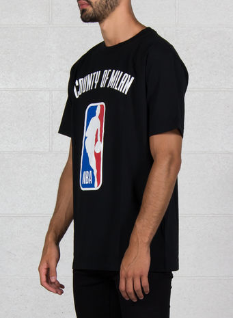 T-SHIRT NBA, BLACK/MULTI, small