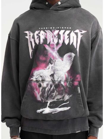 FELPA HOODIE TAKE ME HIGHER, 20 VINTAGE GREY, small