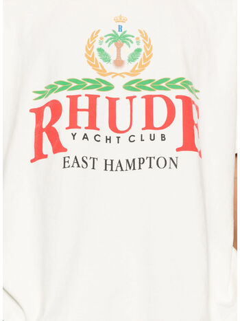 T-SHIRT EAST HAMPTON CREST, 0611 VTG WHITE, small