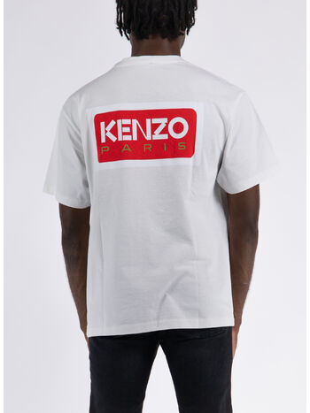 T-SHIRT KENZO PARIS OVERSIZED, 02 OFF WHITE, small
