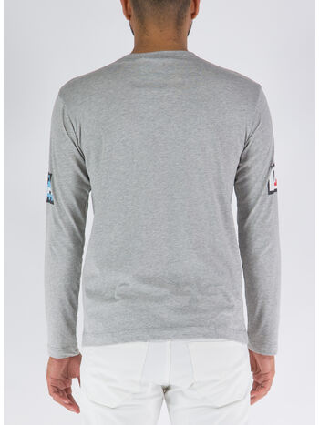 T-SHIRT A MANICHE LUNGHE, 1 T.GREY, small