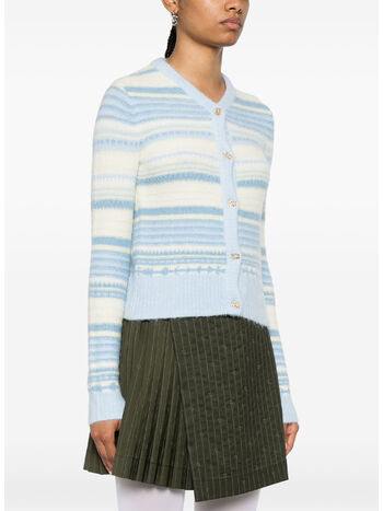 CARDIGAN SKYWAY STRIPED SOFT WOOL, 271 SKYWAY, small