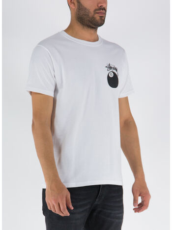 T-SHIRT 8 BALL, WHITE, small