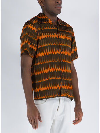 CAMICIA RHYTHM, 8930 BROWN & ORANGE, small