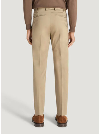 PANTALONE REBEL IN GABARDINA, 0040 SABBIA, small