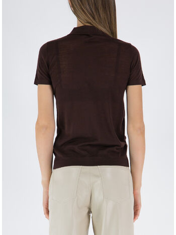 POLO HATTI, AUBERGINE BROWN, small