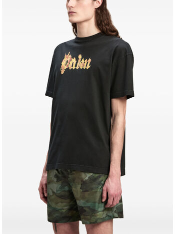 T-SHIRT BURNING LOGO, , small