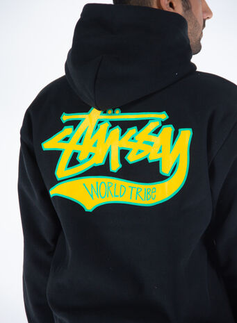 FELPA CON CAPPUCCIO SLUGGER HOOD, BLACK, small