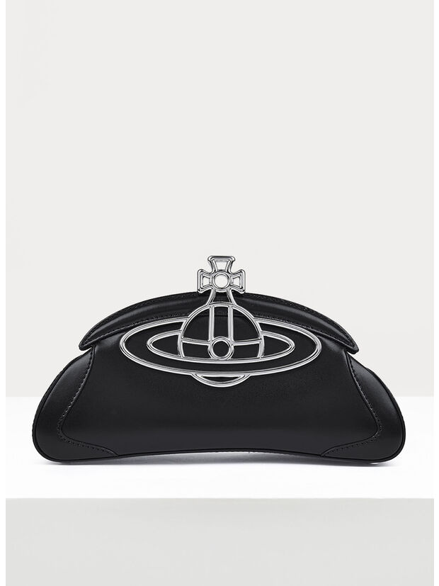 BORSA CLUTH AMBER, N401 BLACK, large