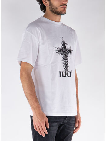 T-SHIRT THORN CROSS, WTH0001 WHITE, small