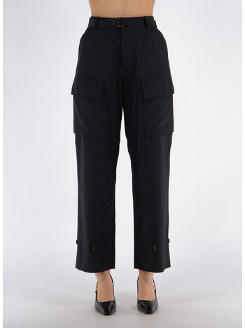 PANTALONE SUITING, 001 BLACK, small
