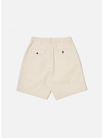 SHORT SPORTIVO PLISSETTATO, ECRU, small