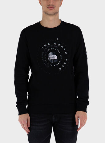 FELPA GIROCOLLO GALAHM GRAPHIC, JK3TNFBLACK, small