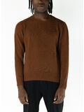 MAGLIONE GIROCOLLO AAPPIO, 80 MARRONE, thumb