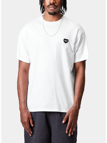 T-SHIRT S/S HEART II HARTT, 02XX WHITE, small