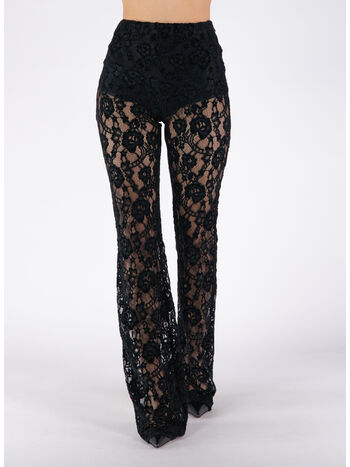 PANTALONE THE AREA LACE, BLACK, small