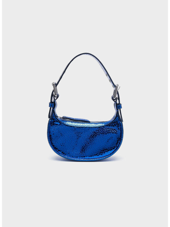 BORSA MINI SOHO BLUE FLAGSTONE LEATHER, BU BLUE, medium