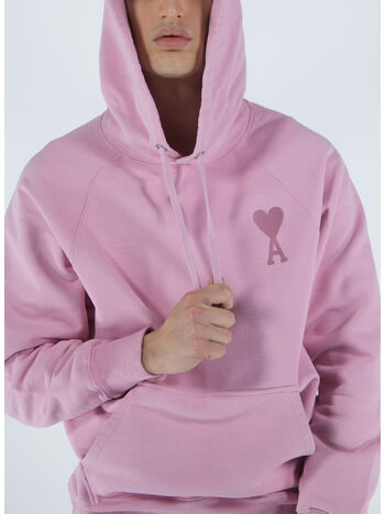 FELPA CON CAPPUCCIO, PALEPINK655, small