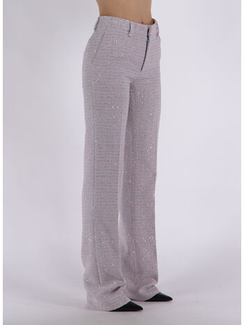 PANTALONE SVASATO CON PAILLETTES, , small