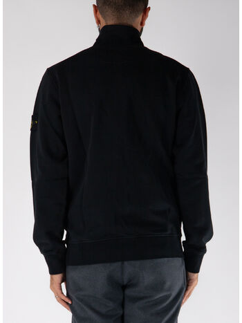 FELPA FULL ZIP ORGANIC COTTON FLEECE, V0029 BLACK, small