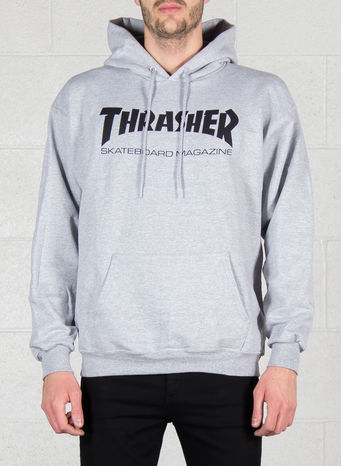 FELPA SKATE MAG HOOD, GREY, small