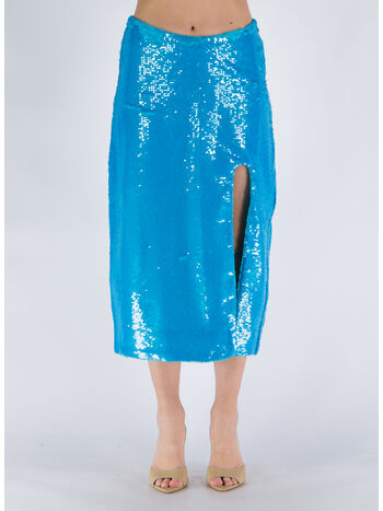 GONNA CON PAILETTES, 803 BLUE CURACAO, small